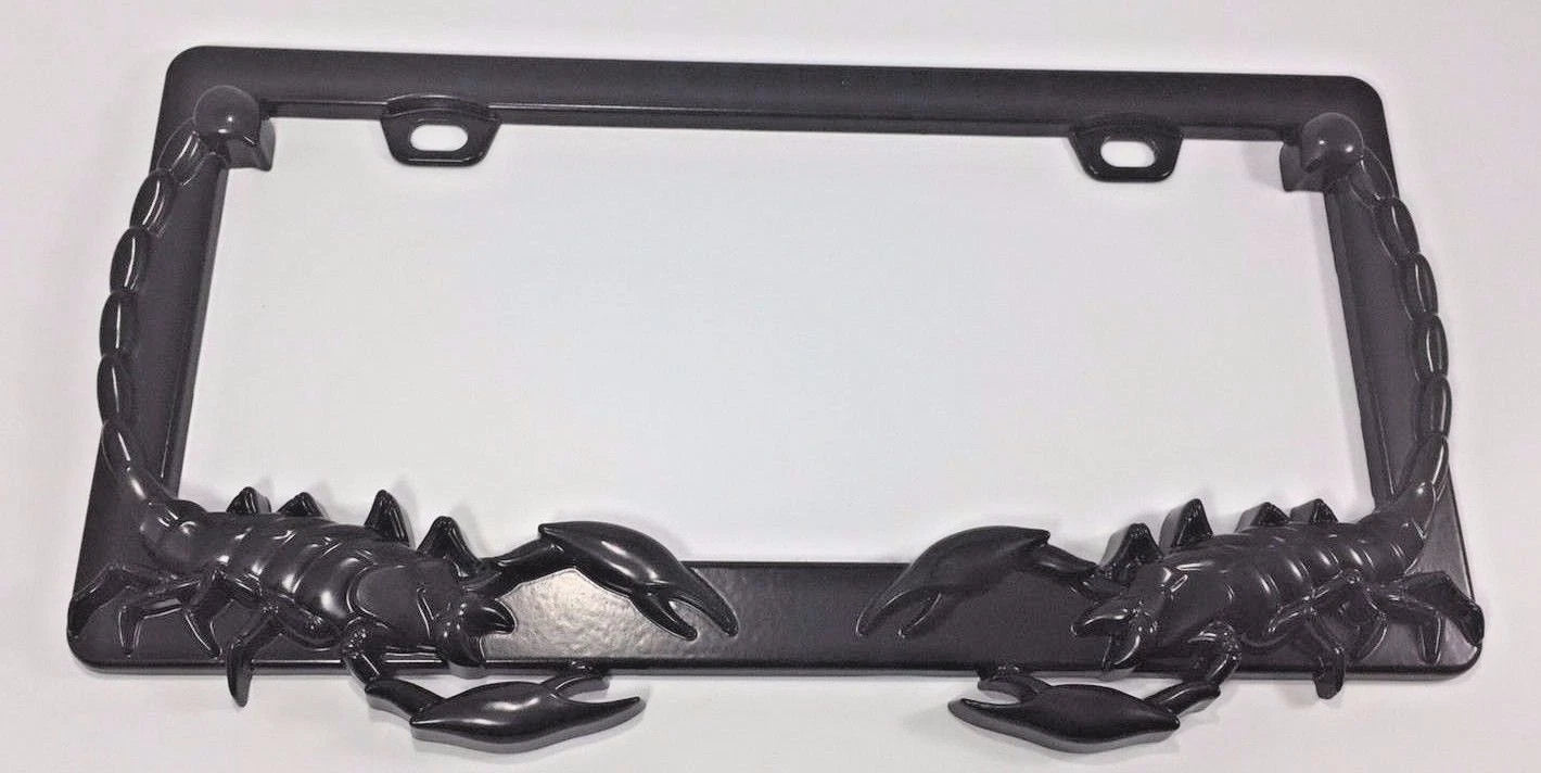 License Plate Frame 3D Scorpion Metal Replacement for Universal Fit (All Years)