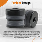 Silicone Body Mount Bushings Kit for Ford Super Duty Crew Cab (2008–2024)