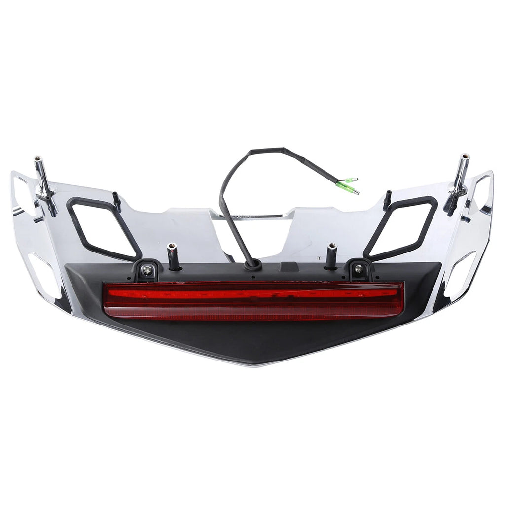 Chrome Trunk Luggage Rack LED Brake Light for Honda Goldwing GL1800 (2018–2020)