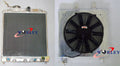 28mm Pipe Radiator & Fan Shroud for Honda Civic EK EG D15 D16 (1992-2000)