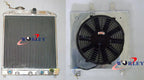 28mm Pipe Radiator & Fan Shroud for Honda Civic EK EG D15 D16 (1992-2000)