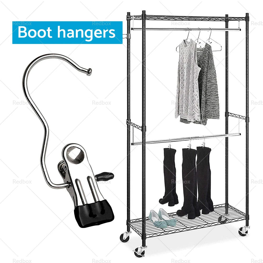 30PCS Metal Hook Pins Clips for Scarf Belt Shoe Boots Hanger