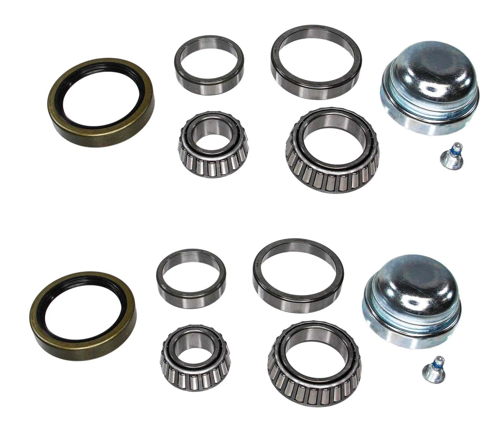 Set of 2 Wheel Bearing Kits for Mercedes W210 W202 W208 R170 (1996–2002)