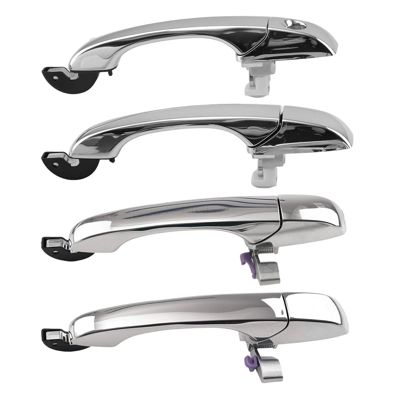 Set of 4 Exterior Door Handles for Chrysler 300/300C (2005–2010) 5065801AE Silver