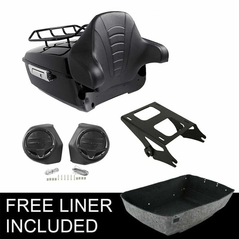Trunk Pad Speakers Mount Rack for Harley Touring Electra Glide (2014–2026)