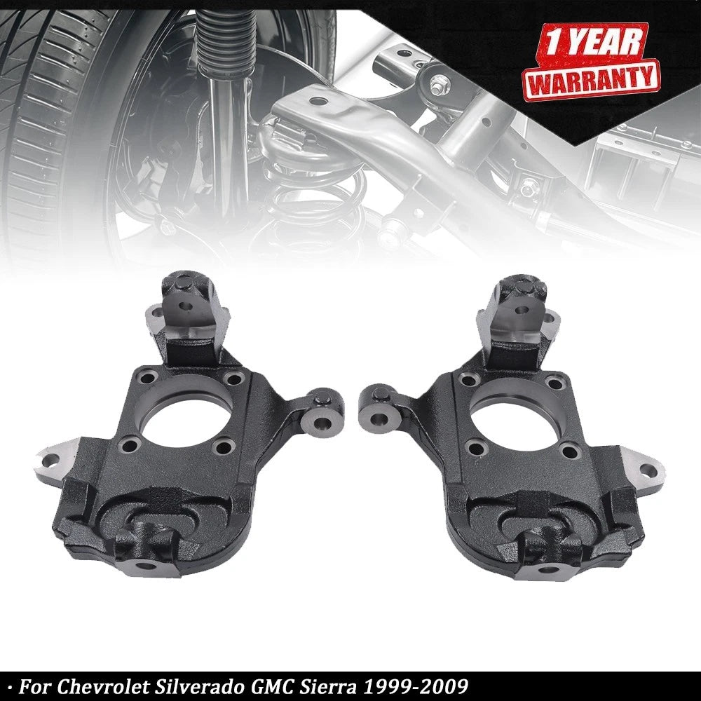 2Pcs Drop Spindles for Chevrolet Silverado GMC Sierra (1999–2009)
