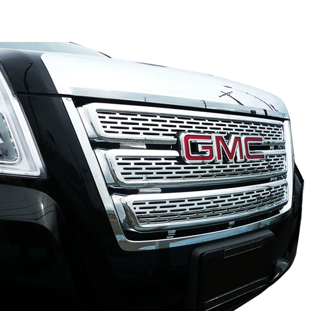 Triple Chrome Grille Overlay for 2010-2015 GMC Terrain - GI-87