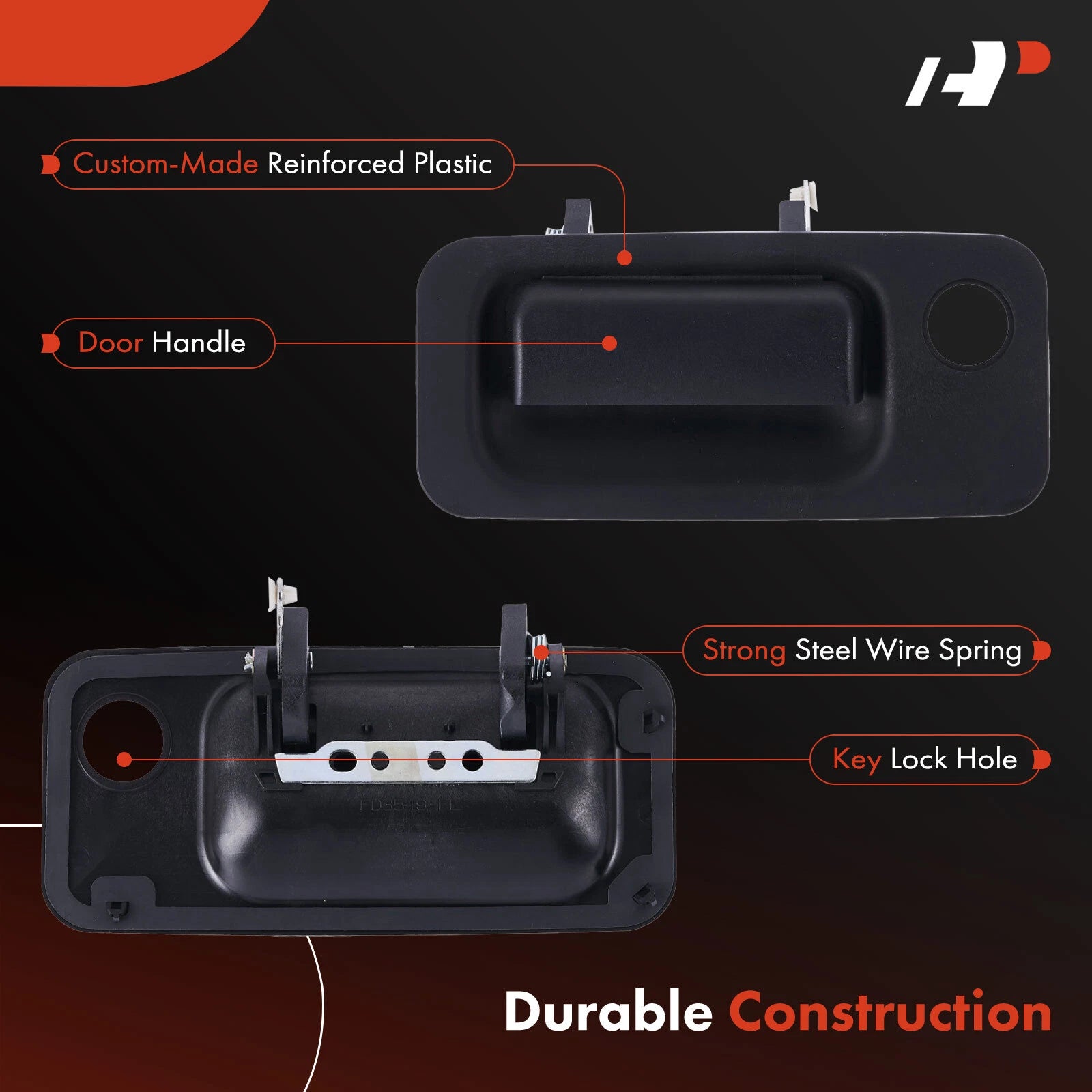 Front Left Exterior Door Handle for Ford Ranger, Mazda B2300 (2005-2009)