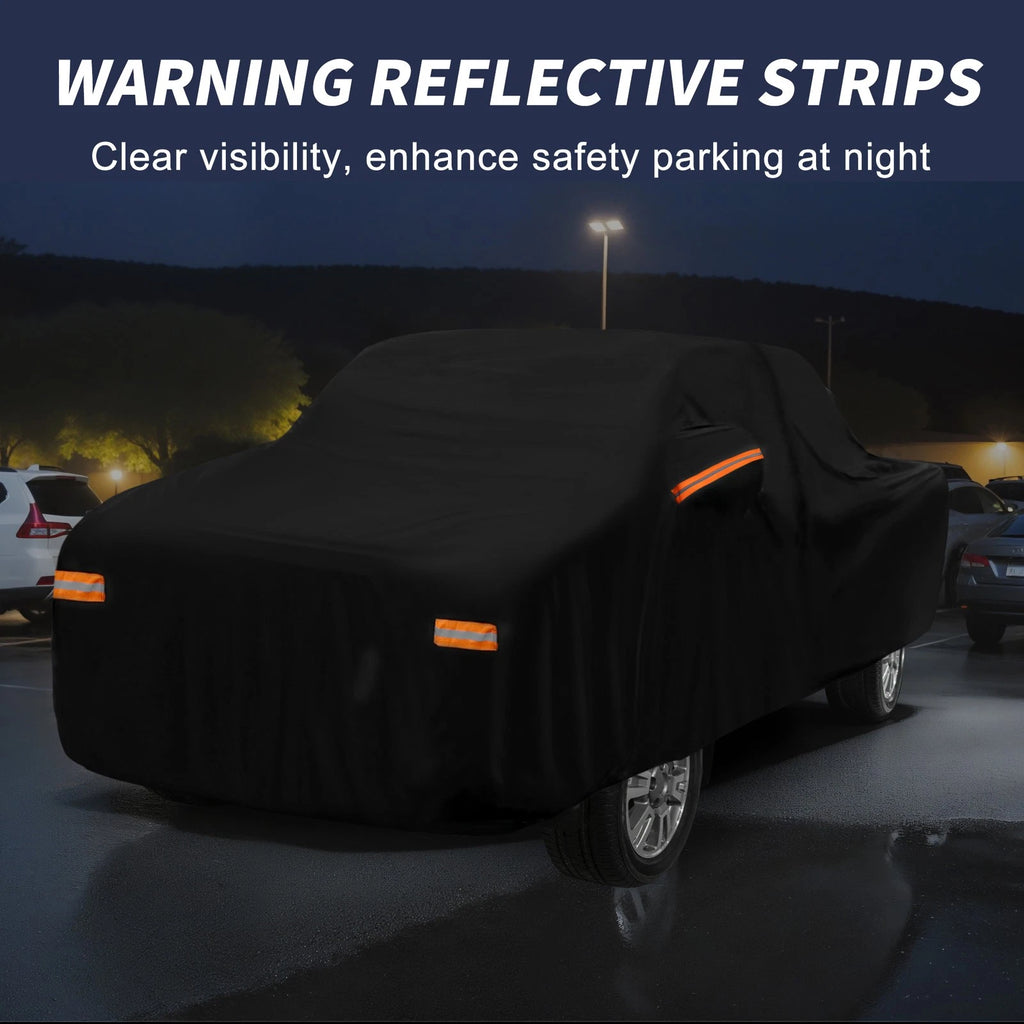 Waterproof Car Cover with Driver Door Zipper for Toyota Tacoma 