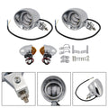 Headlight Lamp Spotlight for Motorcycle (Universal, Chrome)