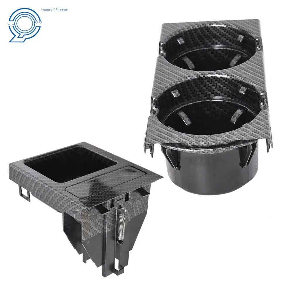 Carbon Fiber Cup Holder for BMW E46 325i (1999–2006)