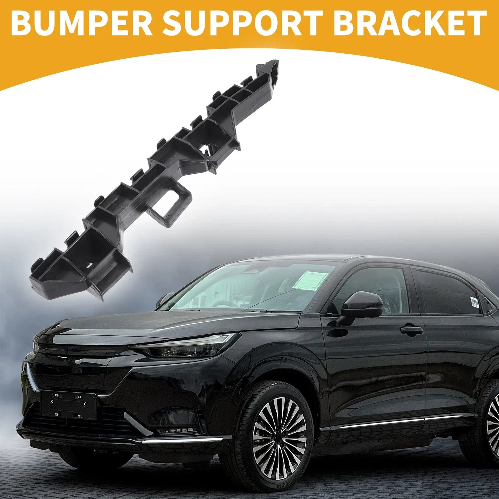 Rear Bumper Support Bracket for Honda City Sedan (2014-2016) 1 x Black