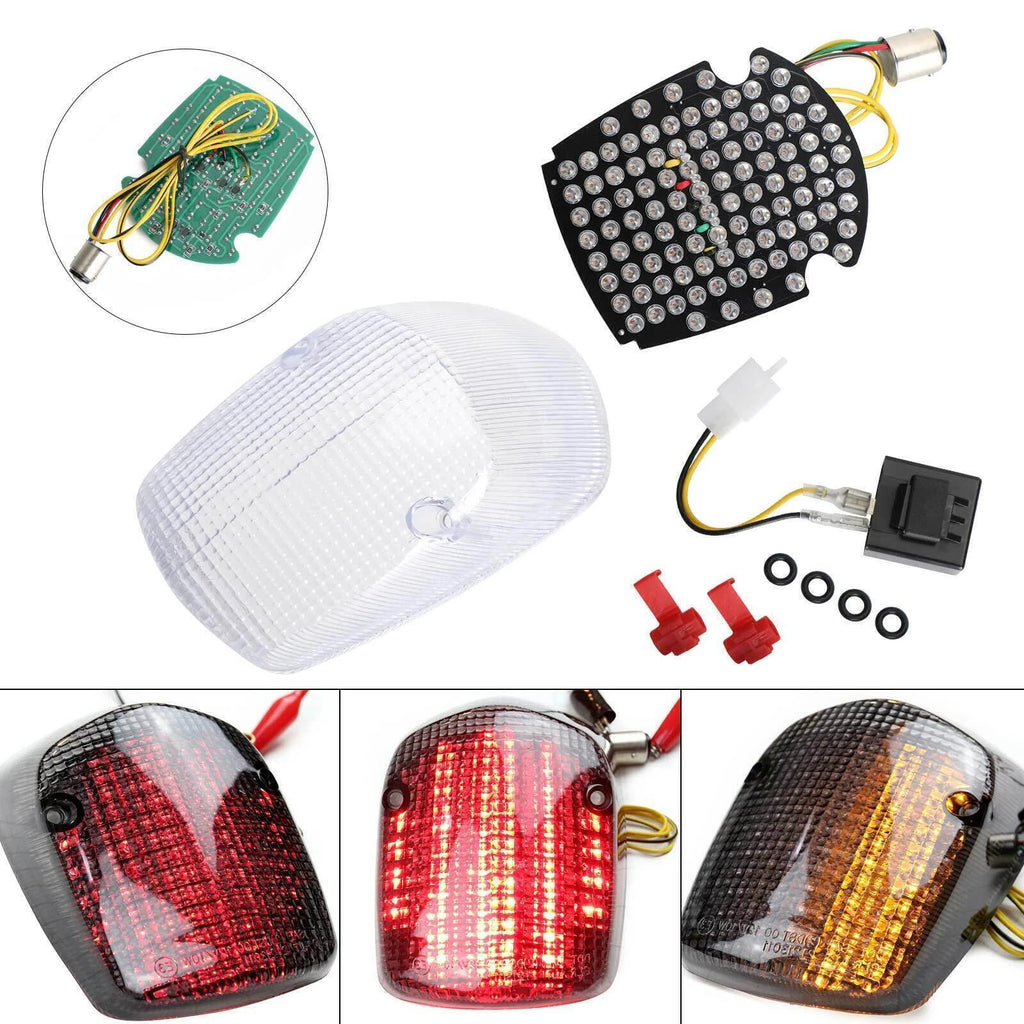 Integrated LED Rear Tail Light for Honda Sabre Shadow ACE Deluxe Valkyrie