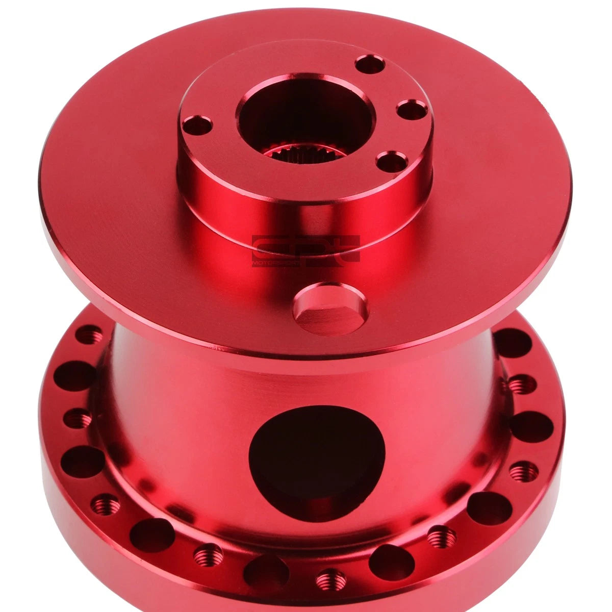 Red Aluminum Steering Wheel Hub Adaptor for Toyota AE86 Corolla, SW20 MR2 (1983–1992)