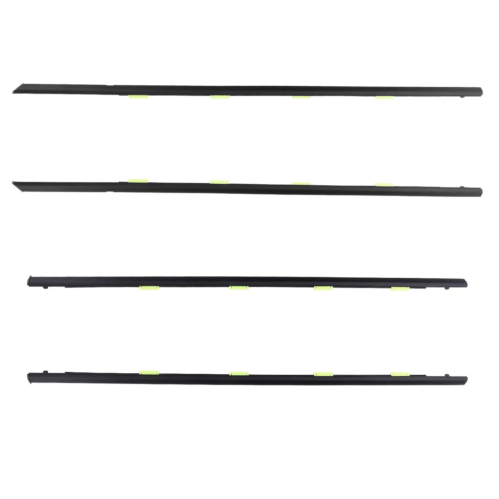 Set of 4 Door Belt Weather Strip Seals for Honda Civic 1996–2000