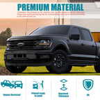 Black Steel Front Bumper Face Bar for Ford F-150 (2024–2025)