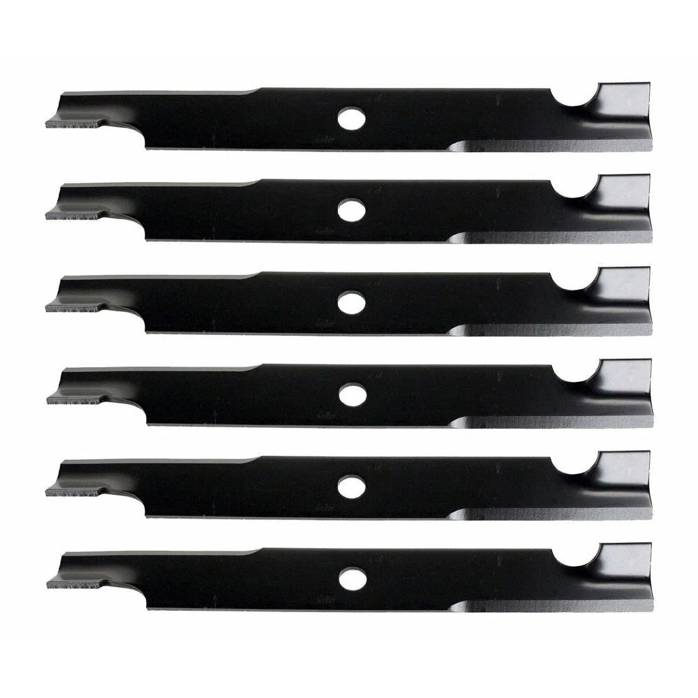 6X Notched Mower Blade 18" X 5/8" for John Deere Replaces PT8721