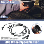 1 Pair ABS Sensor No. CT4Z2C190A for Ford Edge (2011–2014)