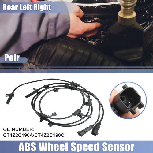 1 Pair ABS Sensor No. CT4Z2C190A for Ford Edge (2011–2014)
