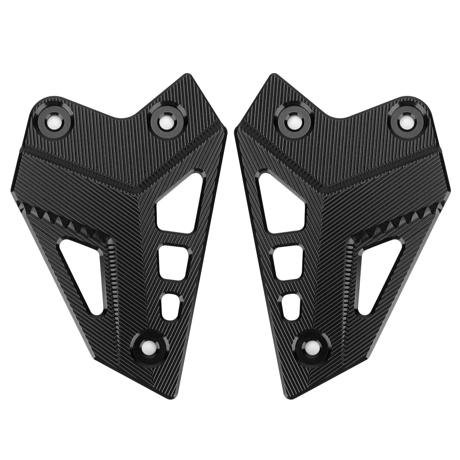 CNC Aluminum Heel Guards Rearset Plates for Kawasaki Z900 (2017–2020)