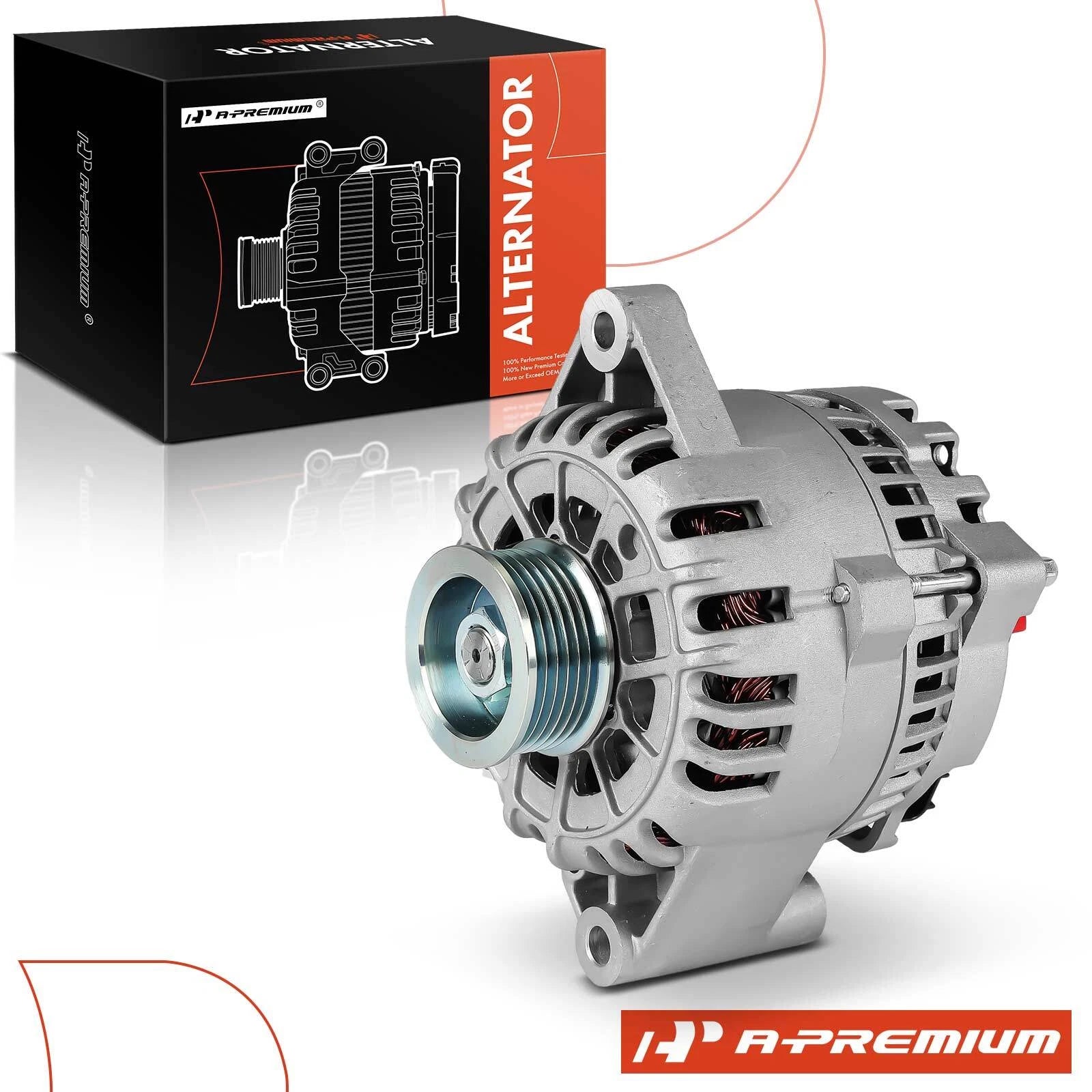 Alternator for Ford Windstar (1999–2000) 3.0L 110A 6-Groove Pulley