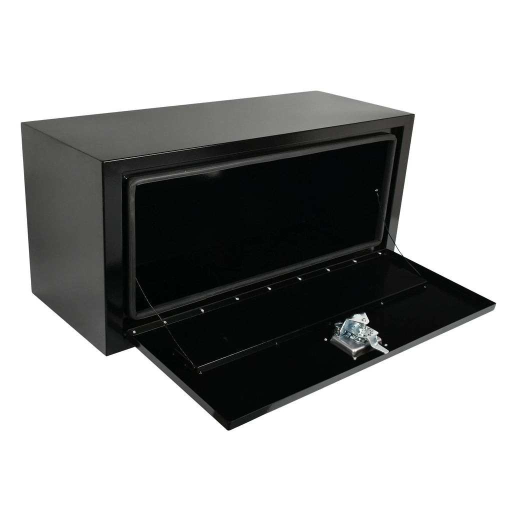 Underbody Tool Box for Pickup Truck (36''×14''×16'', Black Steel)