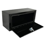 Underbody Tool Box for Pickup Truck (36''×14''×16'', Black Steel)