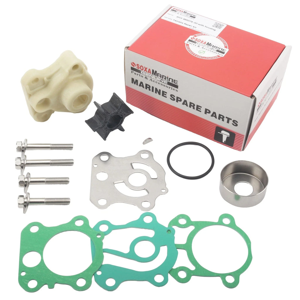 Water Pump Impeller Kit for Yamaha 2-Str 50 60 70 HP Outboard (6H3-W0078-A0)