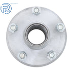 Set of 2 Galvanized Trailer Bearing Hub Kits for 2000lbs Straight Axle