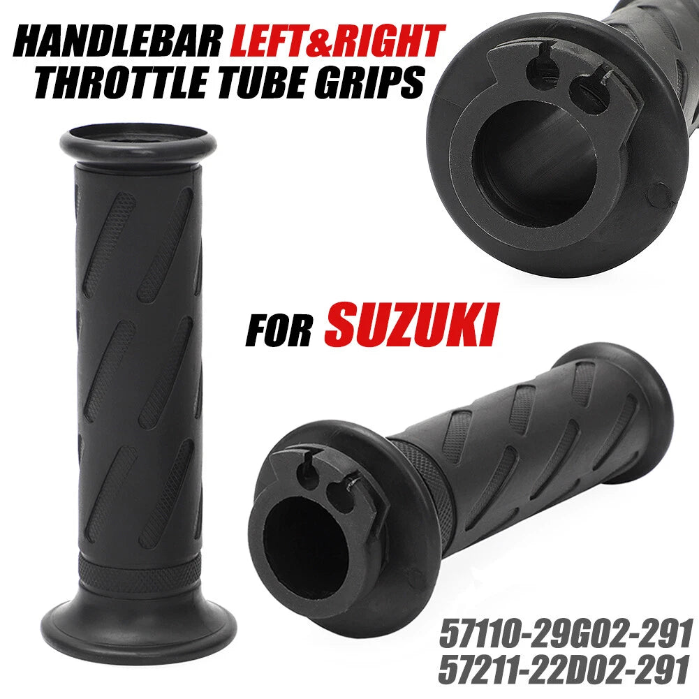 Hand Grips & Throttle Tube for Suzuki GSXR 600 750 1000 V-Strom 650 (2004–2007)