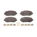 Set of 4 Disc Brake Pads for Toyota Camry (2018–2024)