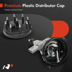 Ignition Distributor with Cap & Rotor for Ford F-150 F-250 Bronco (1985–1991)