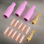 15PCS Nozzle Kit for 15AK MIG Welding Torch with Metal Tips