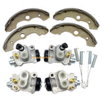 Set of 4 Front Brake Wheel Cylinders W/Shoes for Honda Foreman TRX450 (1998–2004)