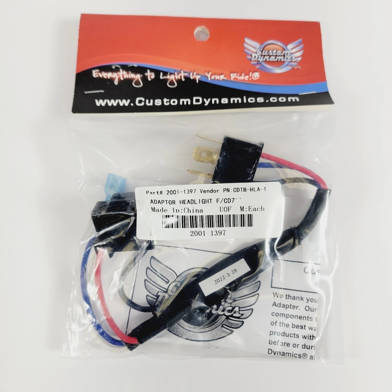 Headlight Adapter for Harley Road Glide (2001-1397)