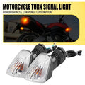 2X Clear Lens Turn Signal Lights for Kawasaki Ninja ZX-6R (2000–2002)