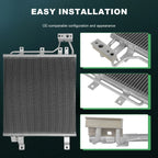 Aluminum AC Condenser for Jeep Wrangler (2012–2017)