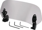 Universal Motorcycle Windshield Windscreen L for Yamaha, BMW, Honda, Suzuki