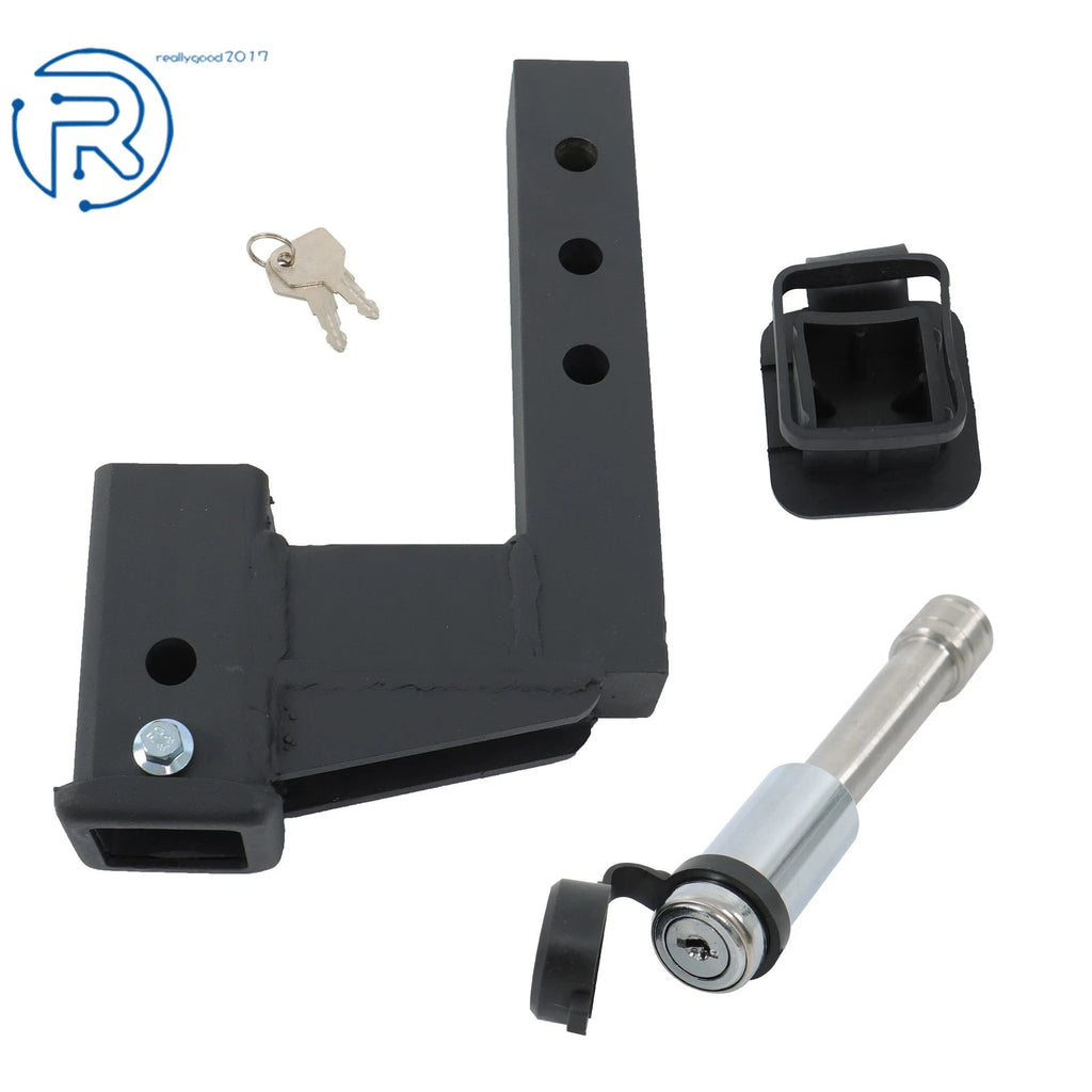 Adjustable Trailer Hitch Adapter 2 Inch Receiver 6 Inch Rise/Drop 10000LB