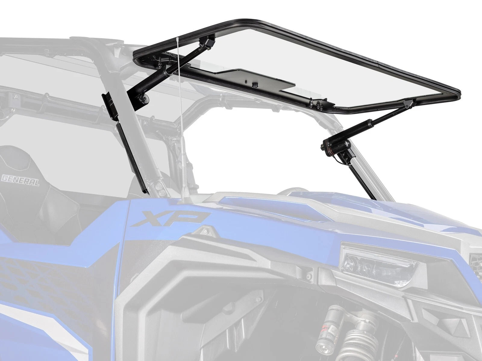 Maxdrive Power Flip Glass Windshield for Polaris General 1000 (2016–2023)