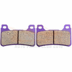 Set of 2 Carbon Fiber Brake Pads for Honda CBR600RR CBR1000RR (2006–2011)