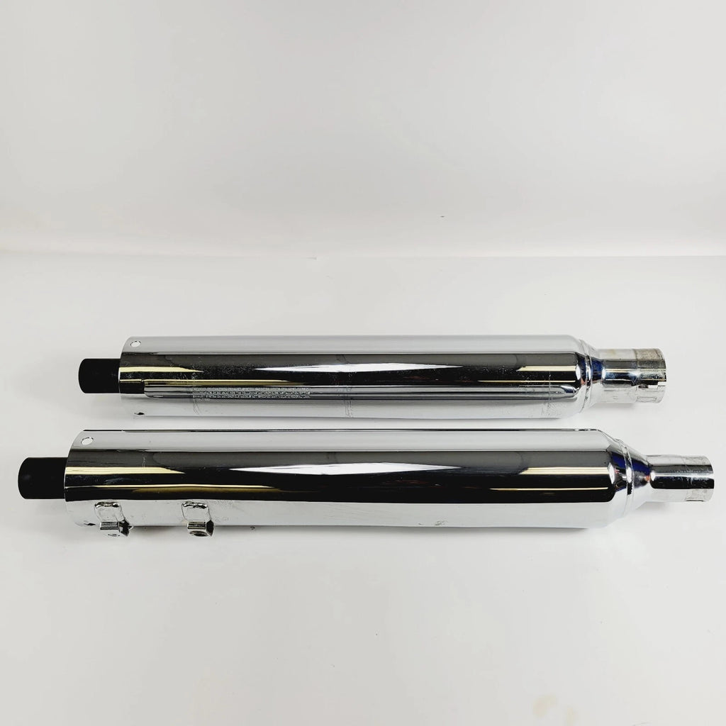 Chrome Slip-On Mufflers for Harley CVO Touring (2017–2023)