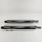 Chrome Slip-On Mufflers for Harley CVO Touring (2017–2023)