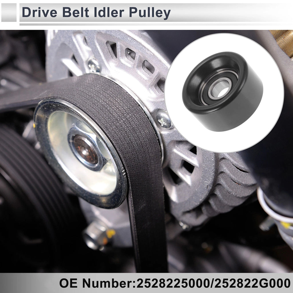Drive Belt Idler Pulley for Hyundai Tucson (2006–2018) No. 25282-25000/25282-G000