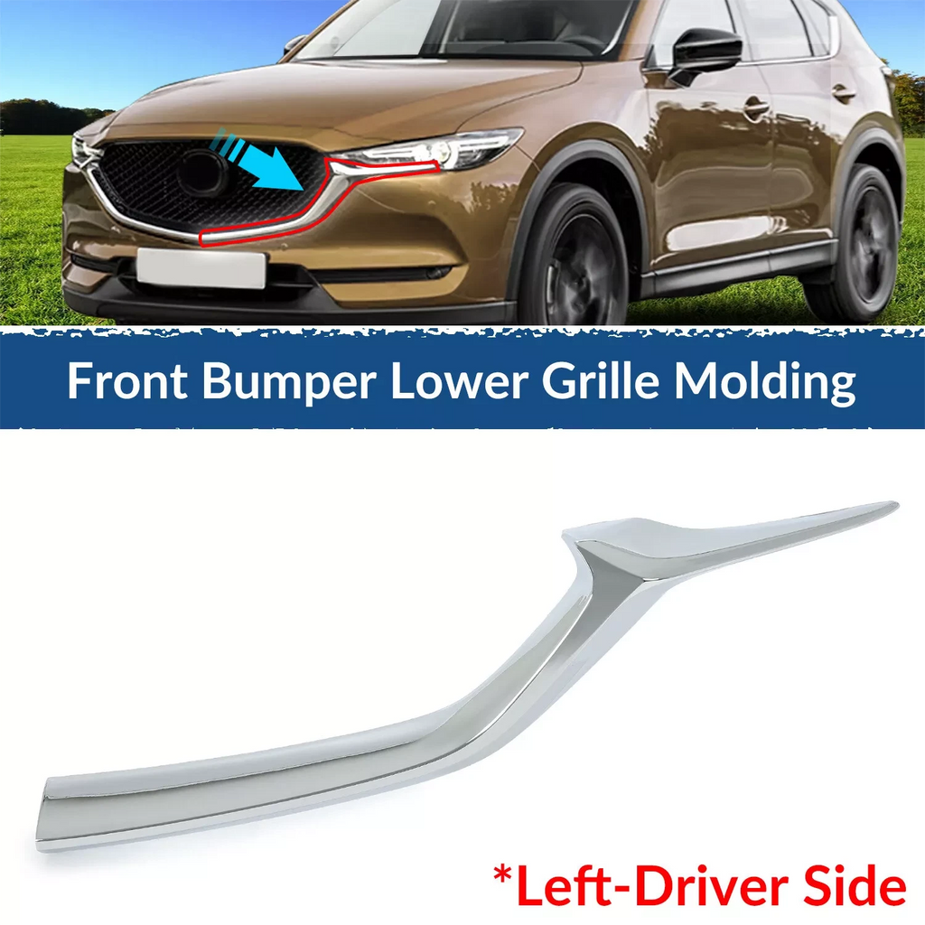 Front Bumper Lower Grille Molding Trim for Mazda CX-5 (2017–2021)