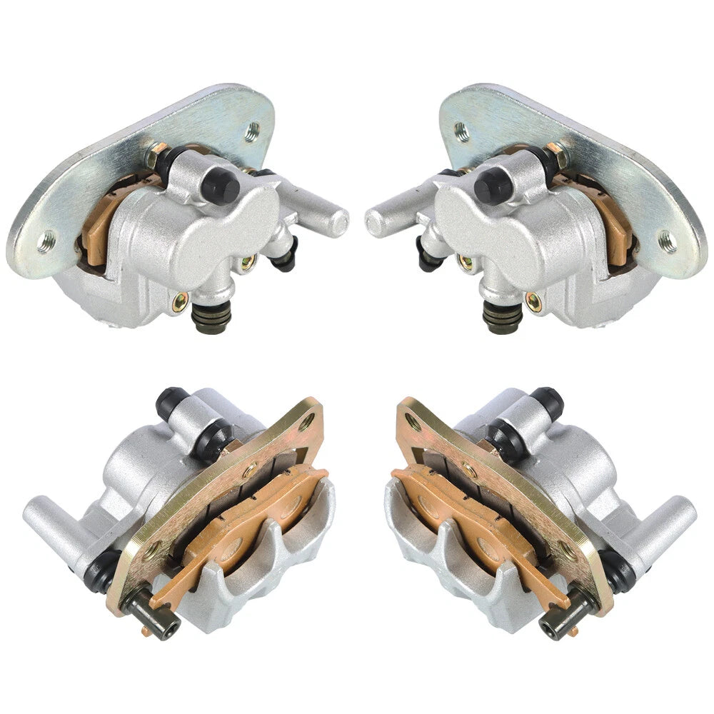 Set of 2 Front & Rear Brake Calipers for Yamaha Rhino 700 (2008â2013)