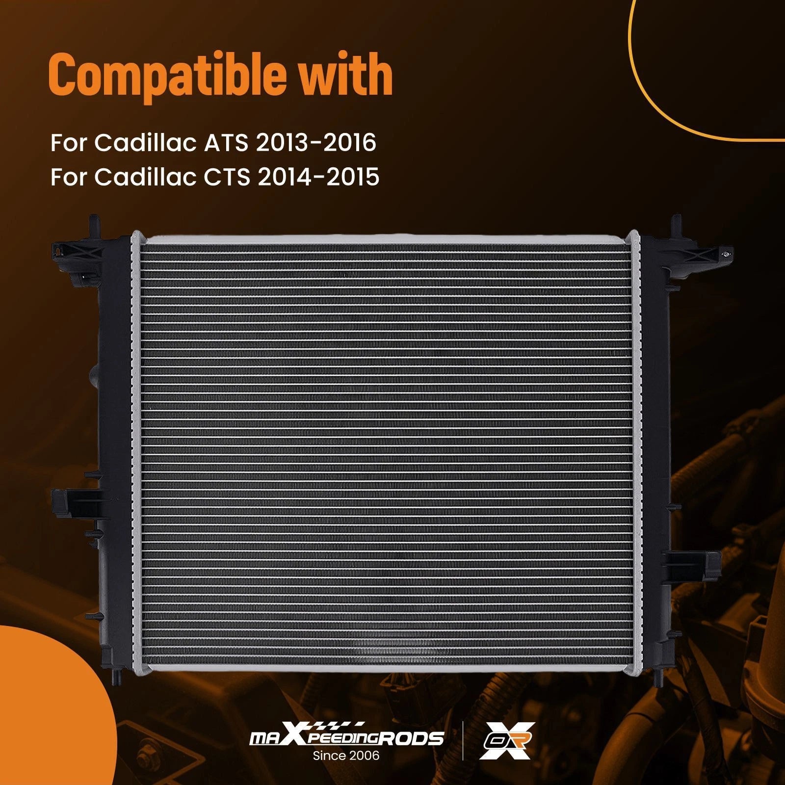 Cross Flow Auto Radiator for Cadillac ATS/CTS (2013–2016) DPI13349