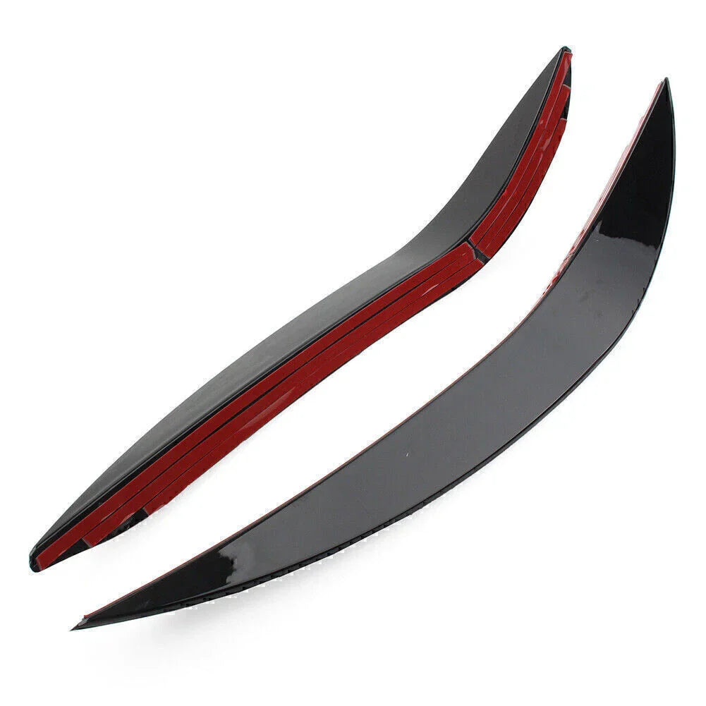 Glossy Black Front Bumper Side Air Vent Trim for VW Golf 6 MK6 GTD (2008-2013)