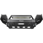 Front Bumper Assembly for Toyota Tacoma (2016–2020) w/ D-ring, Winch Seat, LED Light