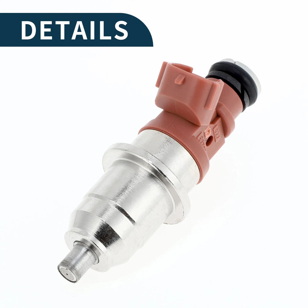 Fuel Injector E7T05073 for Mitsubishi 6G73 2.5L (1990–1996) Red